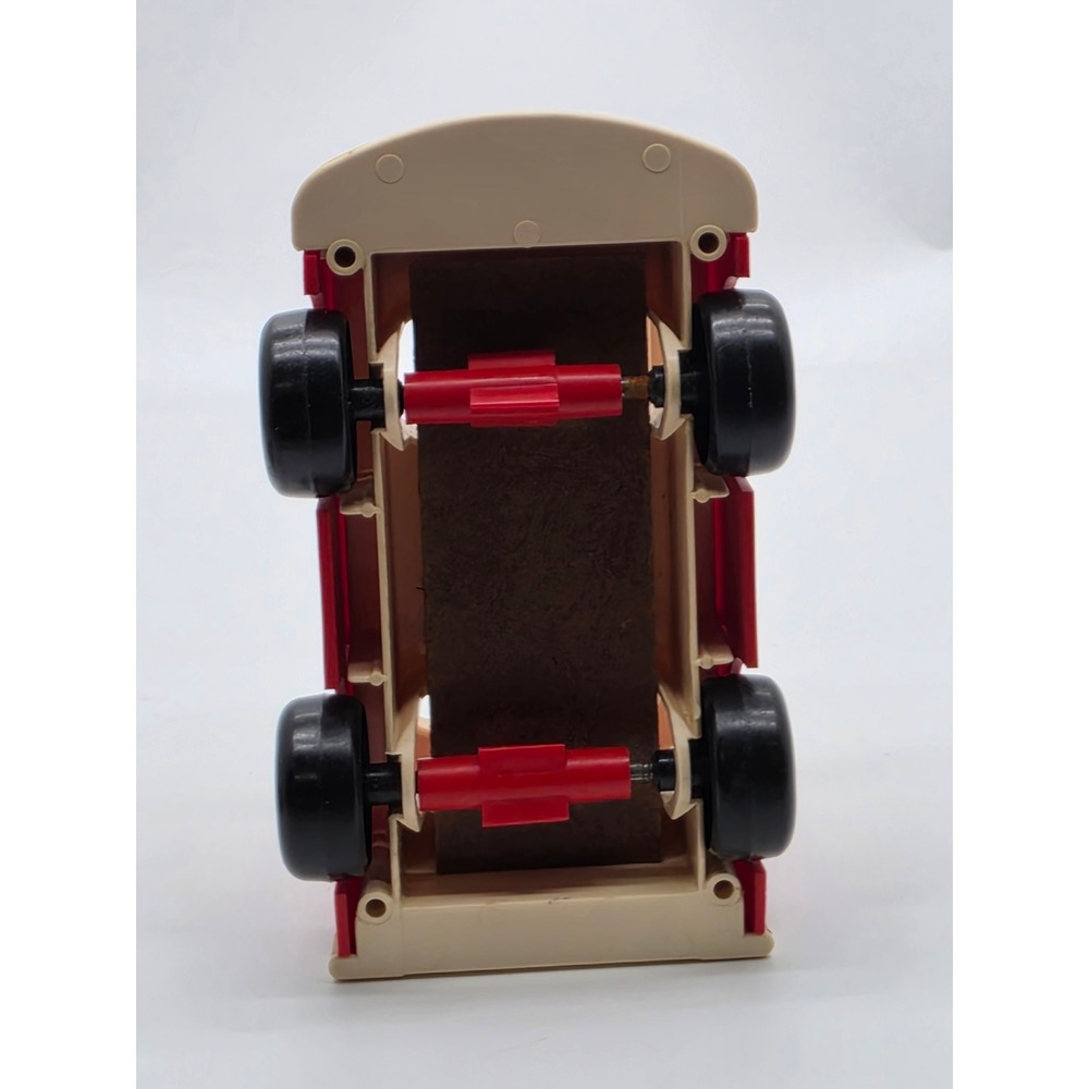 1969 Fisher Price Play Family Mini Bus Model #141 with Mickey and Peppa Pig - Picture 16 of 16